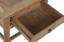 DKD Home Decor Mesita de Noche de Teca Natural