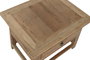 DKD Home Decor Mesita de Noche de Teca Natural