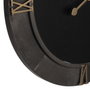 Ixia Reloj de pared negro DM-METAL 61 x 61 cm