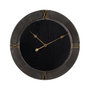 Ixia Reloj de pared negro DM-METAL 61 x 61 cm