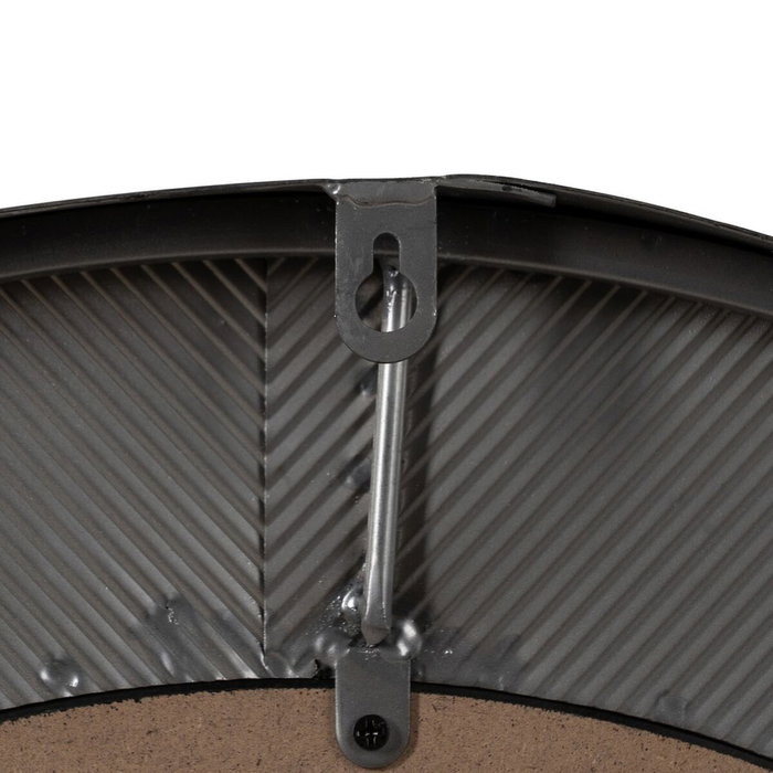 Ixia Reloj de pared negro DM-METAL 61 x 61 cm Ixia Reloj de pared negro DM-METAL 61 x 61 cm