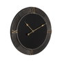 Ixia Reloj de pared negro DM-METAL 61 x 61 cm