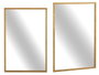 Giftdecor Espejo Rectangular Dorado 90x60 cm