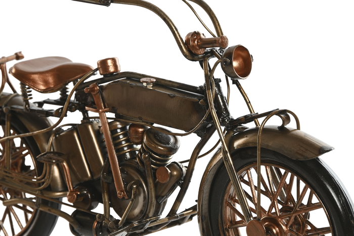 DKD Home Decor Vehículo de Decoración Metal Moto Plateado DKD Home Decor Vehículo de Decoración Metal Moto Plateado