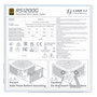 Lian Li RS Series 1200W ATX 3.1 Blanco con RS-Hub