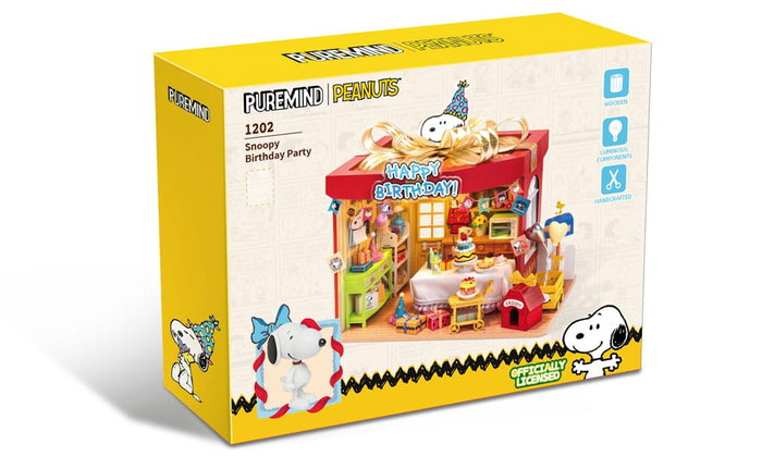 Peanuts Puremind Kit de Construcción Birthday Party
