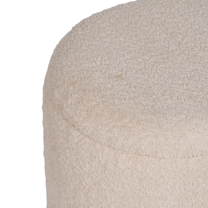 S/2 Puf Baúl Crema Dm-Tejido 44 X 34 X 45 cm