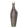 Botella Decorativa Plata 15 X 13 X 54 cm