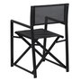 Silla Director Negro Aluminio-Textileno 56 X 53 X 84 cm (Set de 2)