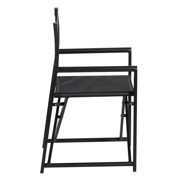 Silla Director Negro Aluminio-Textileno 56 X 53 X 84 cm (Set de 2)
