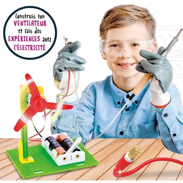 Lisciani Giochi Descubriendo la Electricidad - Kit Científico para Niños con Componentes Seguros