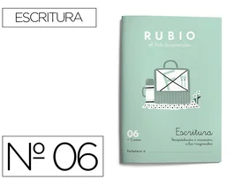 Rubio Cuaderno Caligrafia Nº 06