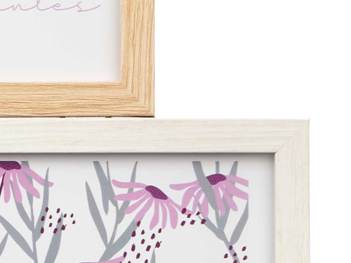 GIFTDECOR Portafoto Múltiple 10x10cm y 10x15cm con Letrero de Madera y Metal Natural (Set de 8) GIFTDECOR Portafoto Múltiple 10x10cm y 10x15cm con Letrero de Madera y Metal Natural (Set de 8)