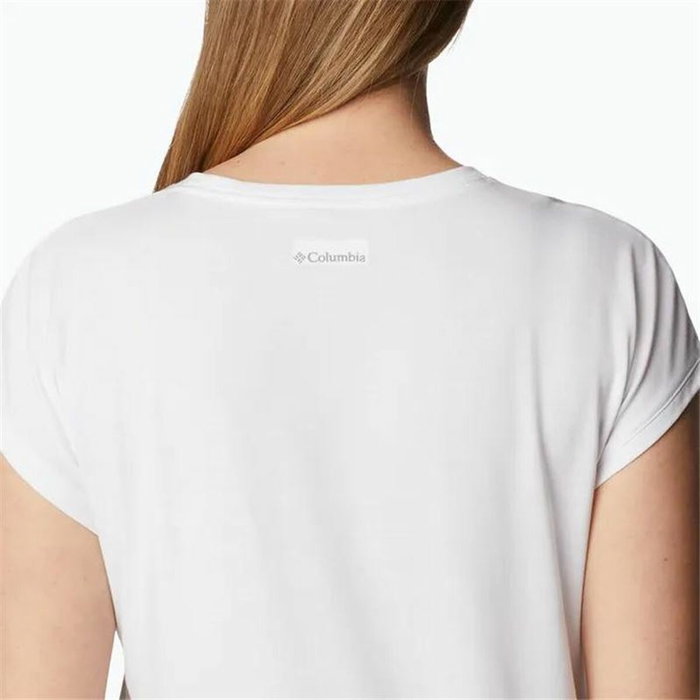 Camiseta de Manga Corta Mujer Columbia Trek™ Blanco S
