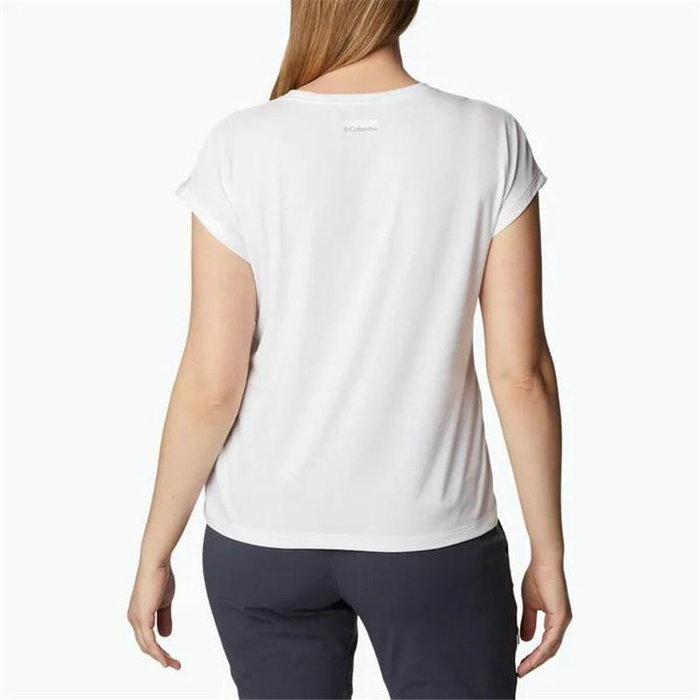Camiseta de Manga Corta Mujer Columbia Trek™ Blanco S