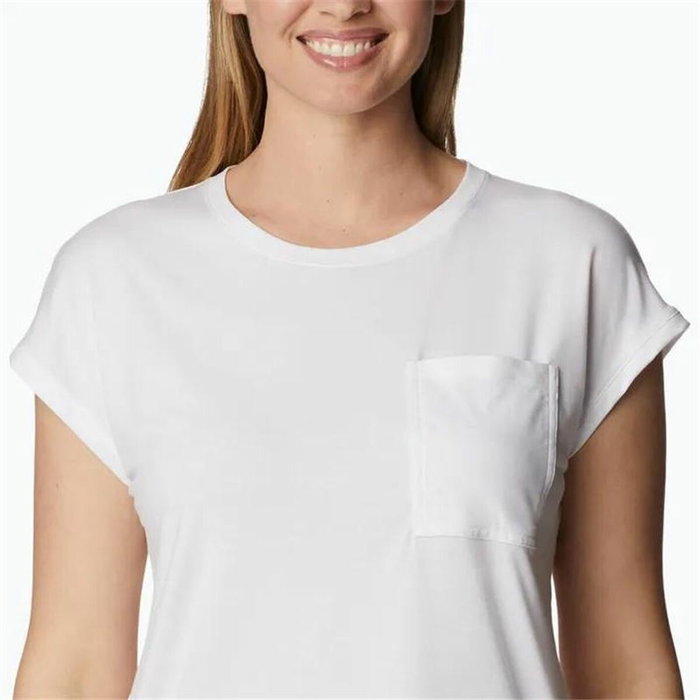 Camiseta de Manga Corta Mujer Columbia Trek™ Blanco S