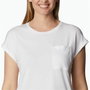 Camiseta de Manga Corta Mujer Columbia Trek™ Blanco S