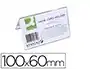 Q-connect Identificador sobremesa metacrilato 100x60 mm ref.5729