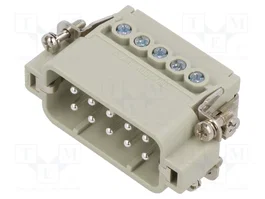 ILME CDA CDAM10X Conector HDC Macho de 10 Pines
