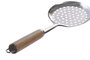 DKD Home Decor Espumadera Inox Acacia Natural