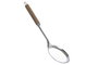 DKD Home Decor Espumadera Inox Acacia Natural