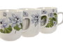 DKD Home Decor Juego de 3 Tazas de Porcelana Nen fares 2023 Surtidas de 380 ml