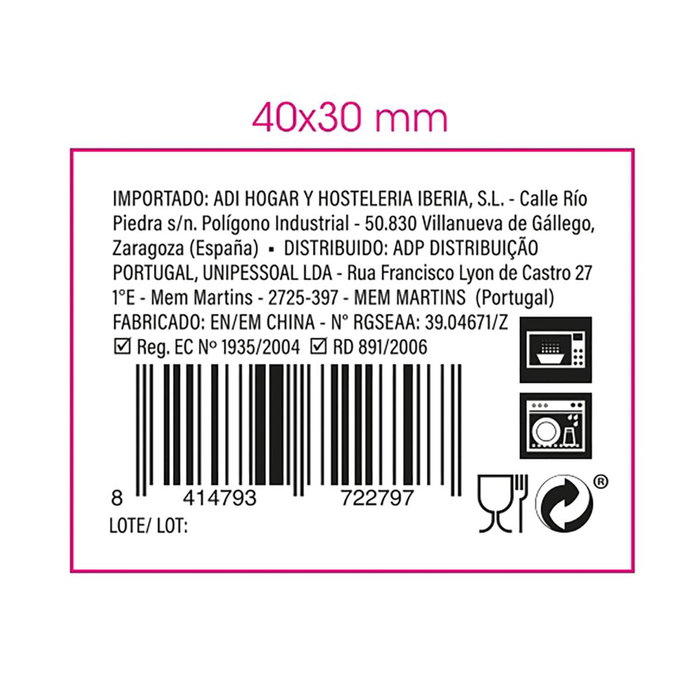 Fuente Porcelana Gastro Black Quid 31x23 cm (6 Unidades)