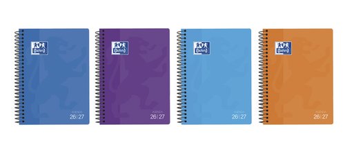 Oxford Agenda Escolar School Espiral 2026-2027 Colores Surtidos Catalán
