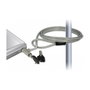Navilock Cable de seguridad para portátiles con llave para ranura Kensington 3x7mm