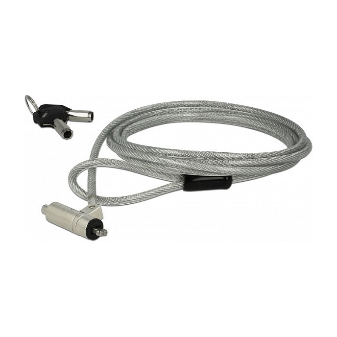 Navilock Cable de seguridad para portátiles con llave para ranura Kensington 3x7mm Navilock Cable de seguridad para portátiles con llave para ranura Kensington 3x7mm