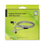 Navilock Cable de seguridad para portátiles con llave para ranura Kensington 3x7mm