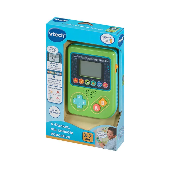 VTech V-Pocket Mi Consola Educativa - Verde - Idioma Francés