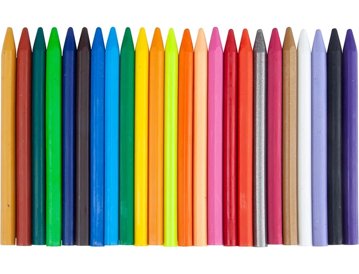 Liderpapel Lápices de cera caja de 24 unidades colores surtidos resistentes triangulares Liderpapel Lápices de cera caja de 24 unidades colores surtidos resistentes triangulares