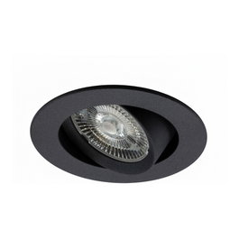 Synergy21 Synergy 21 LED Deckeneinbauspot Helios negro, redondo y ajustable, blanco cálido