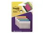 Post-it Index Banderitas Separadoras Rígidas con Dispensador, 4 Colores, 24 Unidades