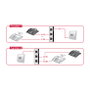 DeLOCK 87698 Conmutador RJ11 Manual Bidireccional 2 Puertos Negro Gris Plástico