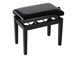 Boston Banco Piano Deluxe Ajustable Negro Brillo