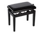 Boston Banco Piano Deluxe Ajustable Negro Brillo
