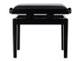 Boston Banco Piano Deluxe Ajustable Negro Brillo