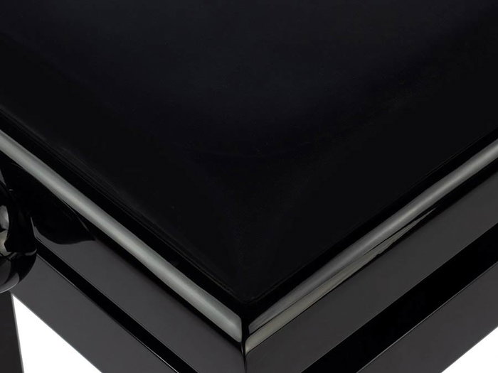 Boston Banco Piano Deluxe Ajustable Negro Brillo