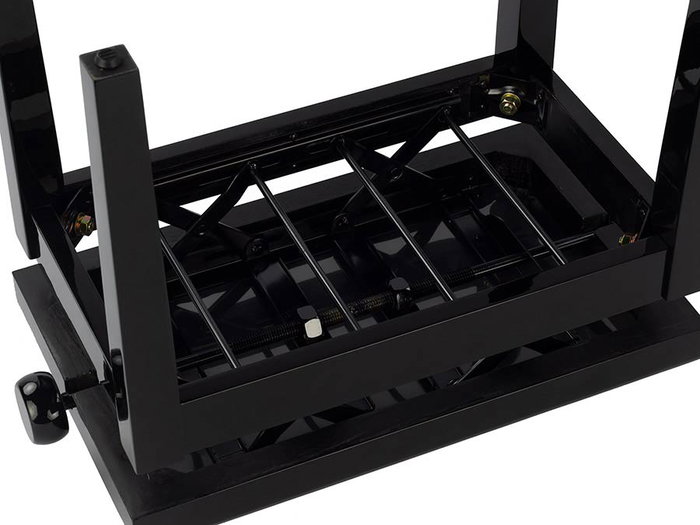 Boston Banco Piano Deluxe Ajustable Negro Brillo