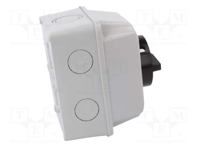 SPAMEL Interruptor de Leva 25A 0-1 Negro SPAMEL Interruptor de Leva 25A 0-1 Negro