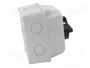 SPAMEL Interruptor de Leva 25A 0-1 Negro