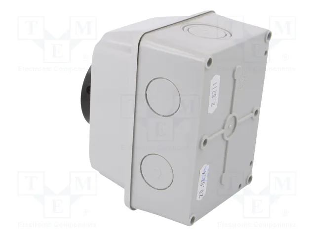 SPAMEL Interruptor de Leva 25A 0-1 Negro SPAMEL Interruptor de Leva 25A 0-1 Negro