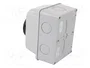 SPAMEL Interruptor de Leva 25A 0-1 Negro