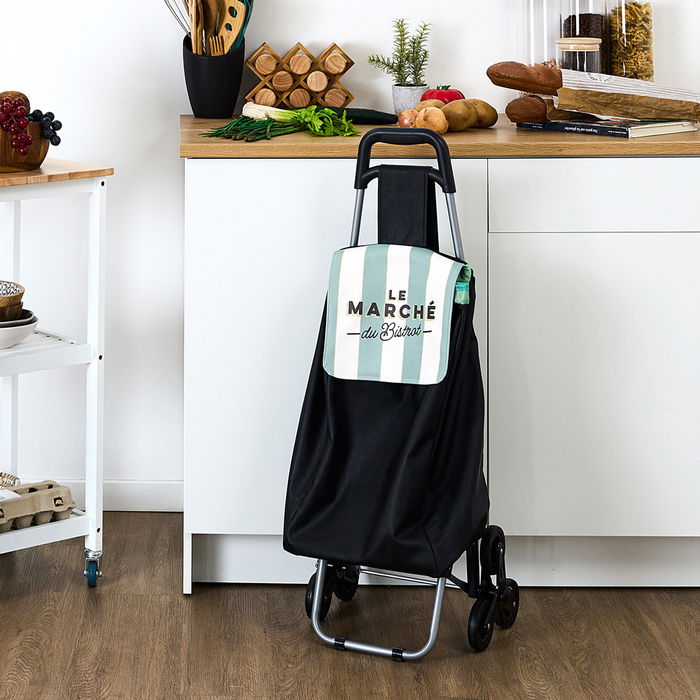 Cook Concept Carro Compra Bistrot 6 Ruedas Plástico