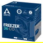 ARCTIC Refrigerador CPU Arctic Freezer 36 CO ACFRE00122A, 12 cm, 2 Ventiladores, Negro/Plata