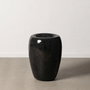 Jarrón Negro Fibra de Vidrio Decoración 46 X 46 X 70,50 cm