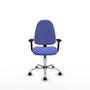 PIQUERAS Y CRESPO Silla de oficina Algarra Azul claro con Brazos 2D