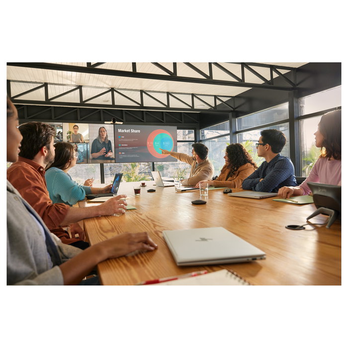 HP Poly Studio A2 Black - Micrófono de mesa con USB Negro, Compatible con Poly Studio